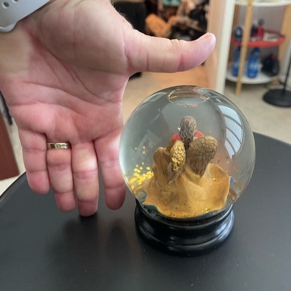 ANGEL SNOW GLOBE VINTAGE GOLD TONE GUMP’S OF SAN FRANCSICO - Picture 4 of 5